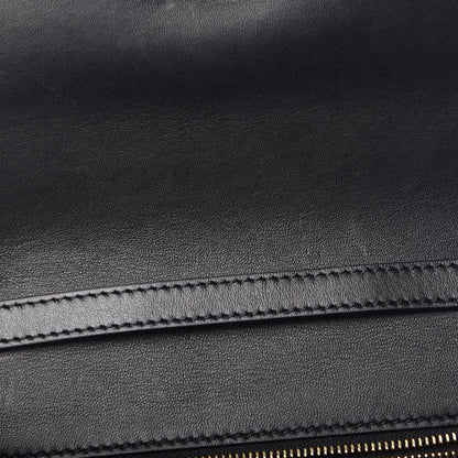 Burberry Calfskin Monogram Embossed Small TB Bag Black 7 of 9