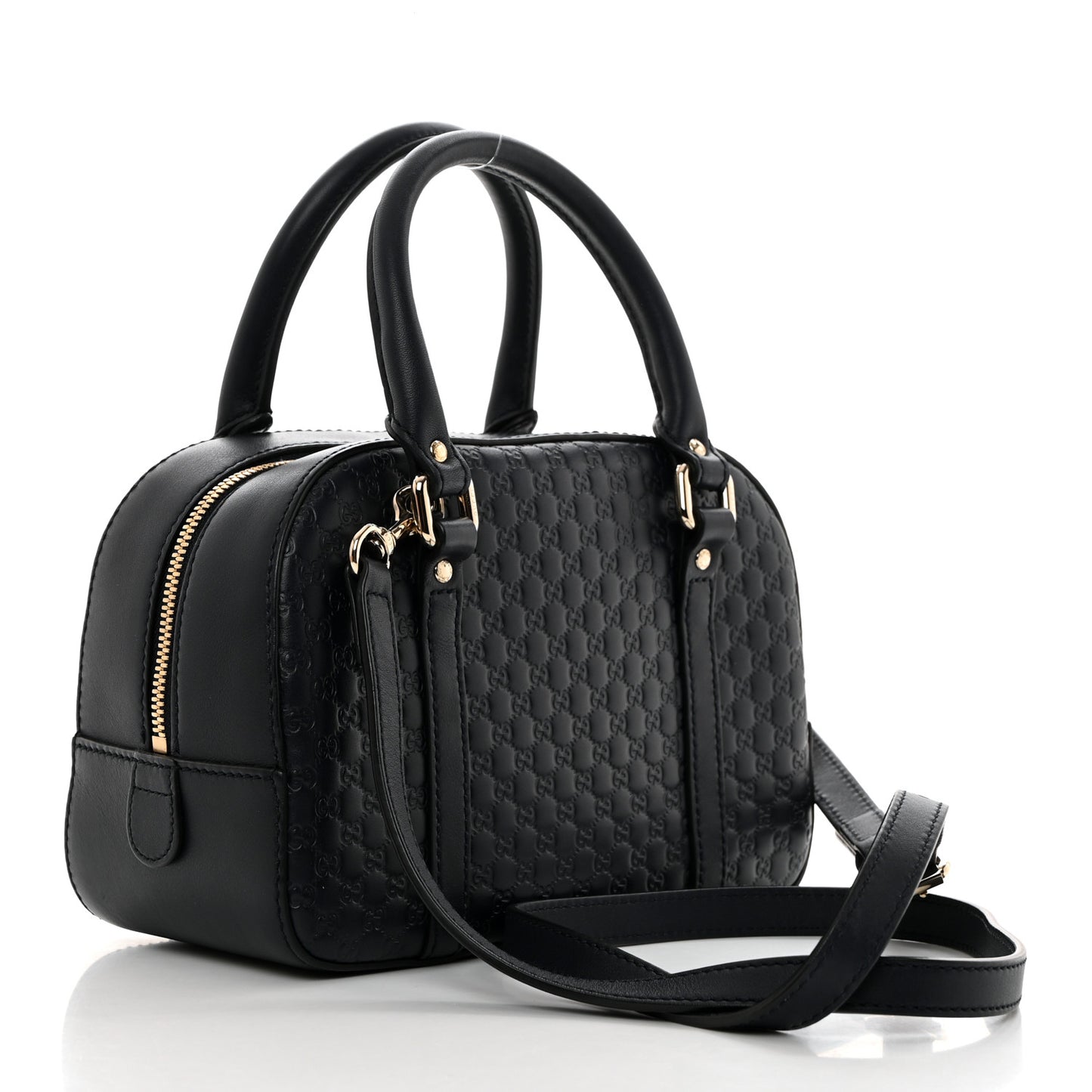 Soft Microguccissima Small Crossbody Bag Blue