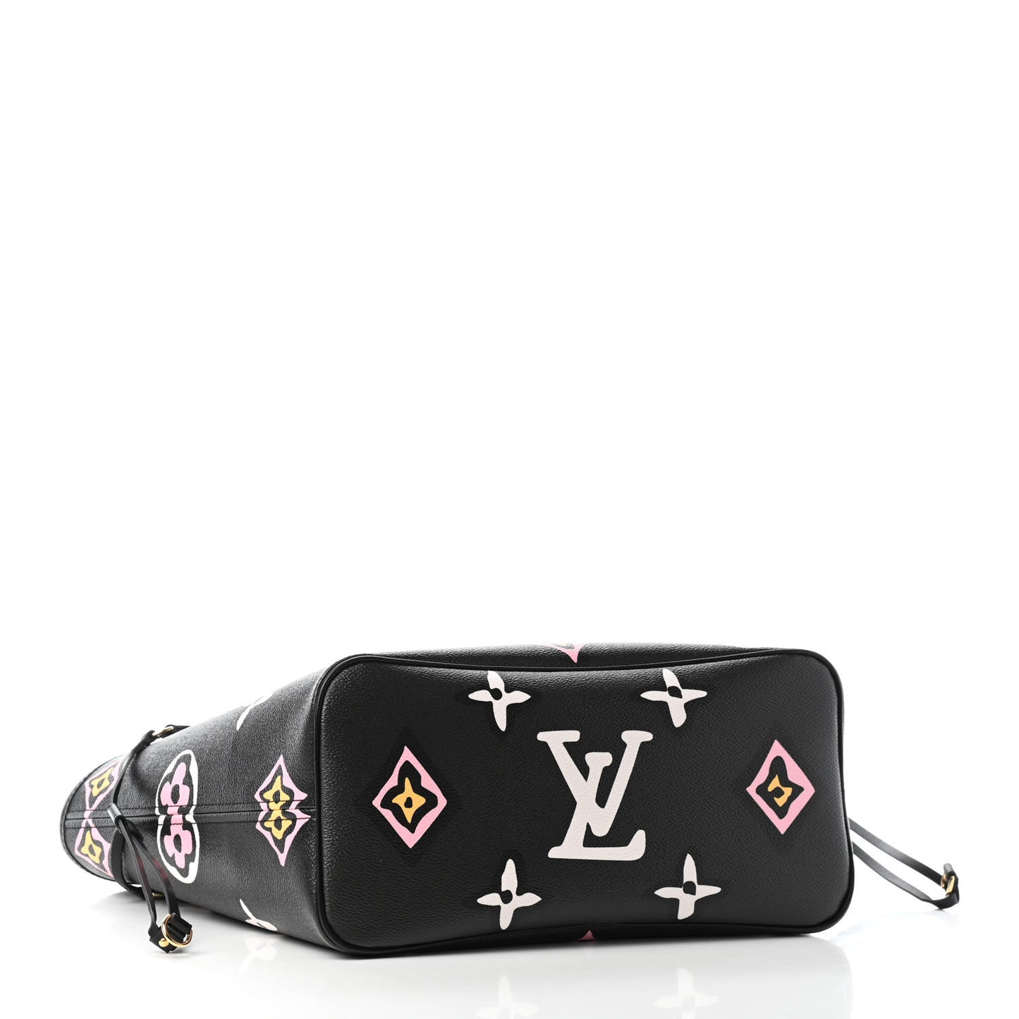 Monogram Giant Wild At Heart Neverfull MM Black