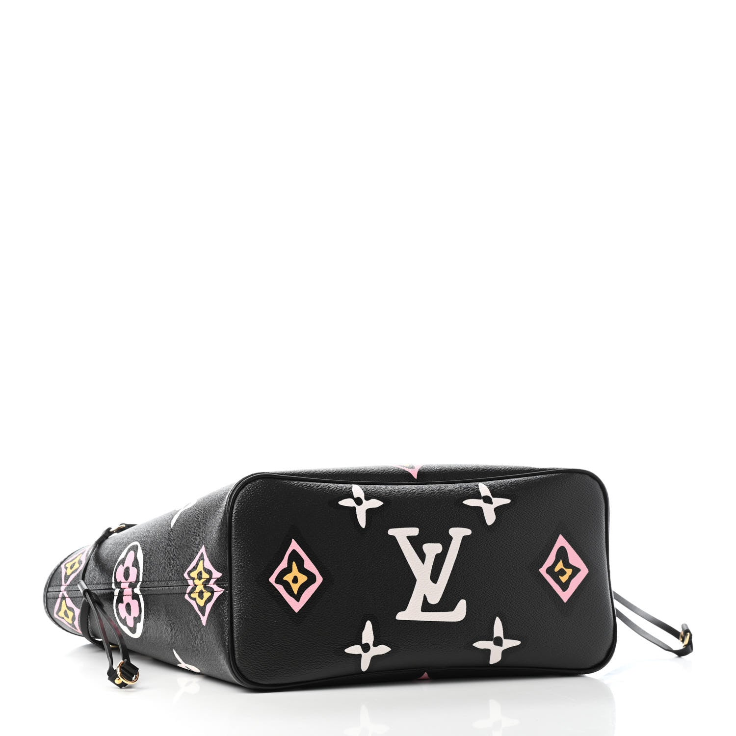 Louis Vuitton Monogram Giant Wild At Heart Neverfull MM Black 3 of 5