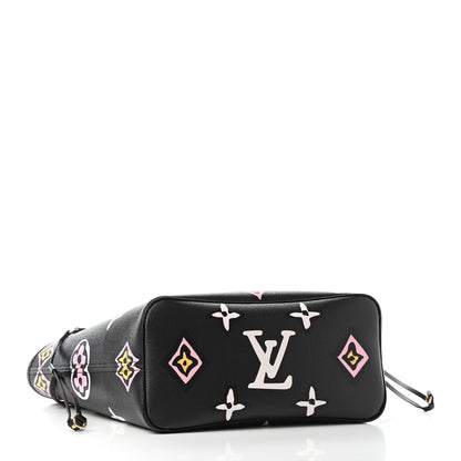 Louis Vuitton Monogram Giant Wild At Heart Neverfull MM Black 3 of 5