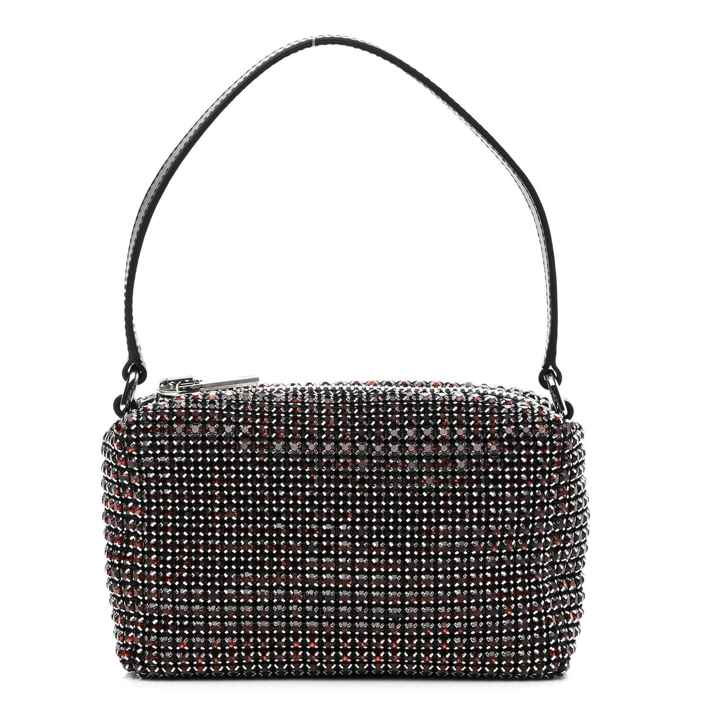 Mesh Crystal Rhinestone Mini Heiress Pouch Cola