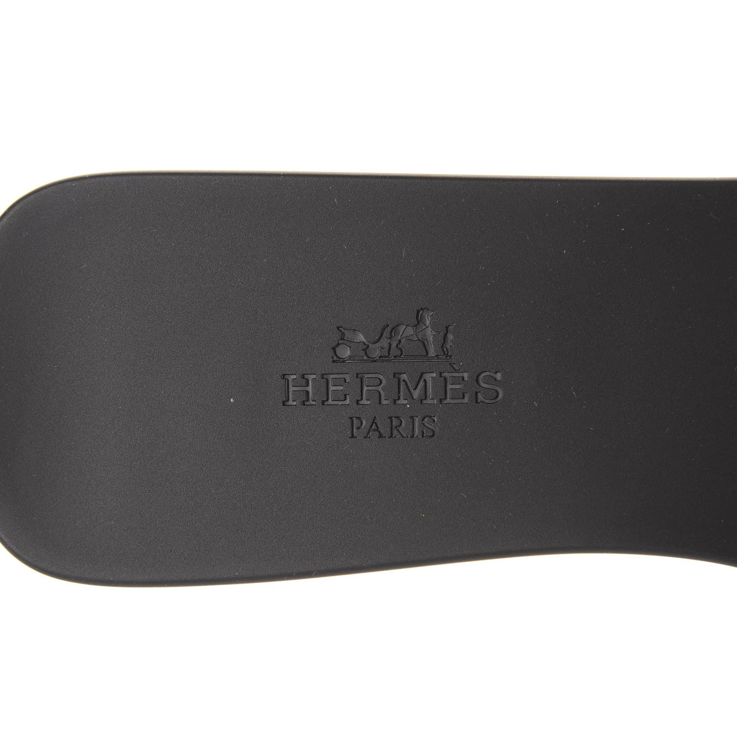 Hermes Rubber Aloha Sandals 37 Black 8 of 10