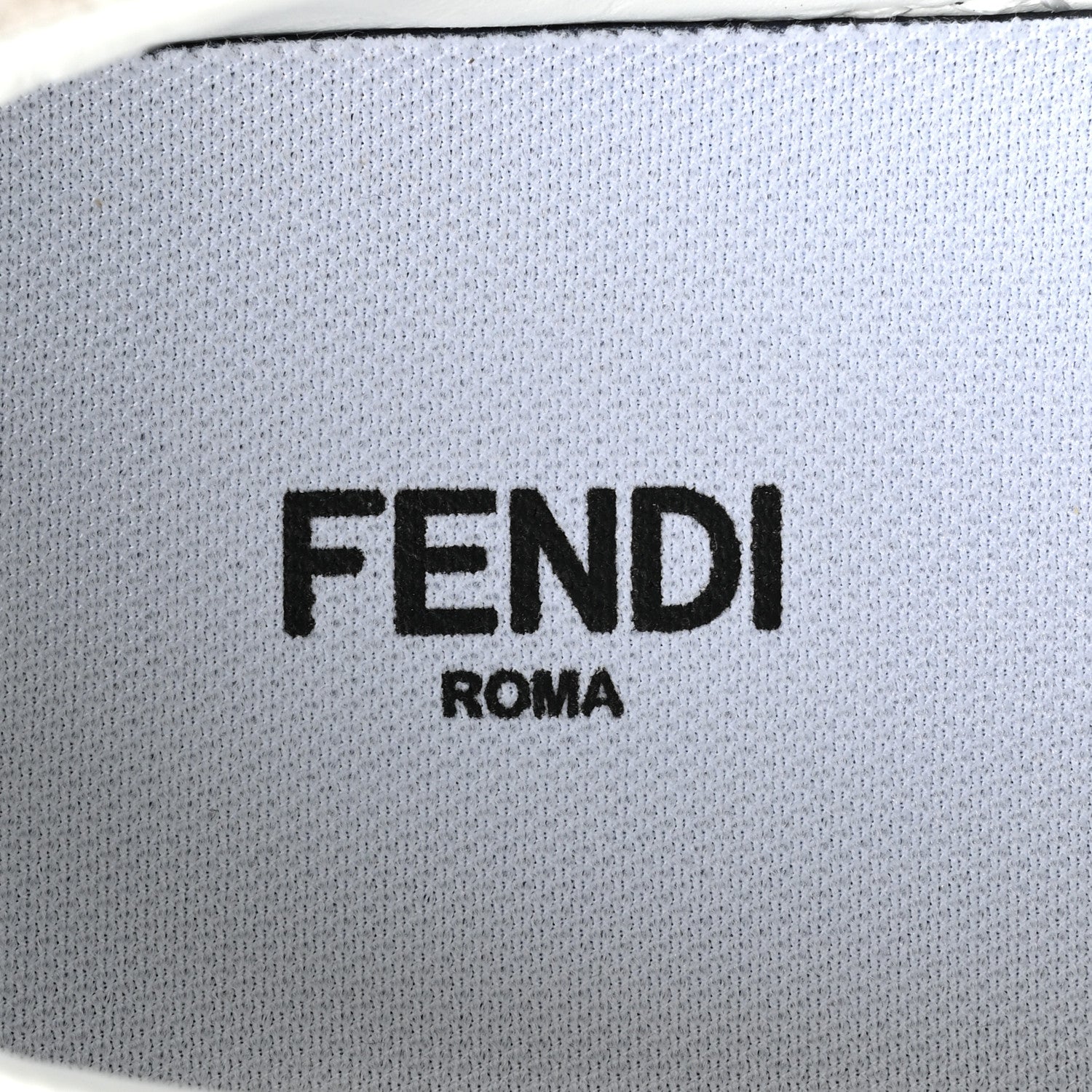 Fendi Fabric Jacquard FF Rainbow Womens Fendi Force Low-Top Sneakers 40.5 Avorio 8 of 10
