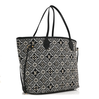 Louis Vuitton Jacquard Since 1854 Neverfull MM Grey 4 of 11