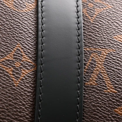 Louis Vuitton Monogram Macassar Keepall Bandouliere 45 10 of 12