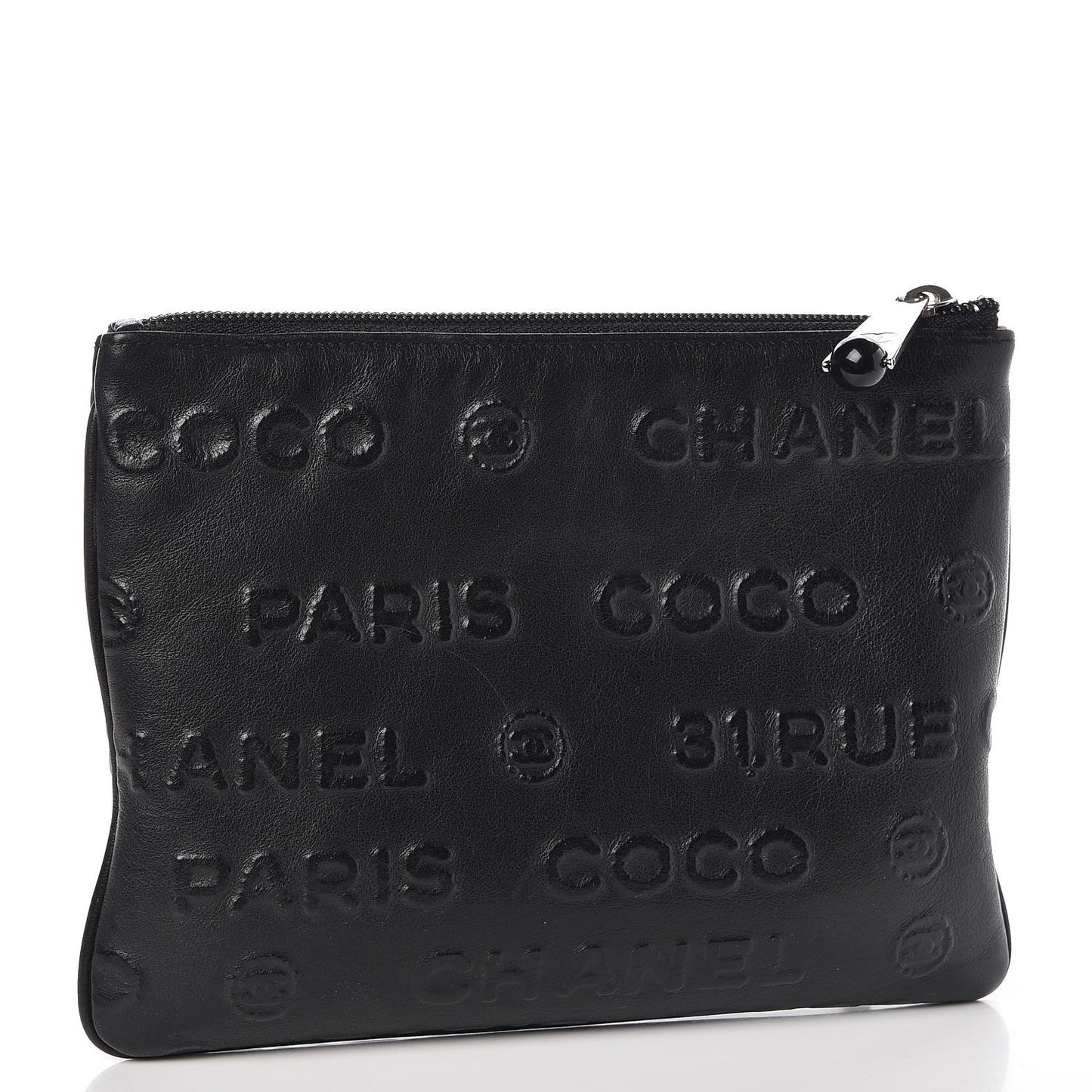 Calfskin Small Unlimited Pouch Black