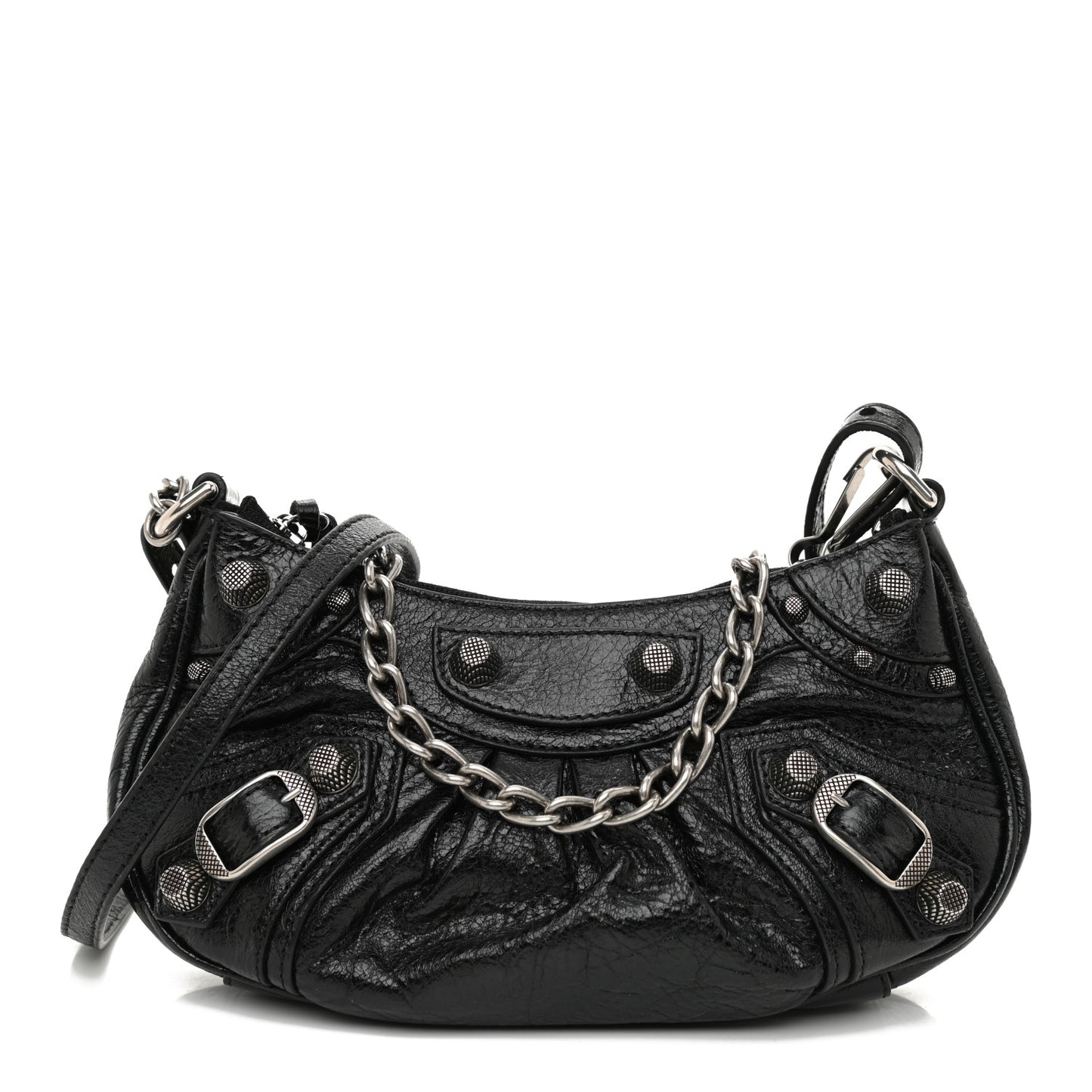 Agneau Arena Le Cagole Mini Purse With Chain Black