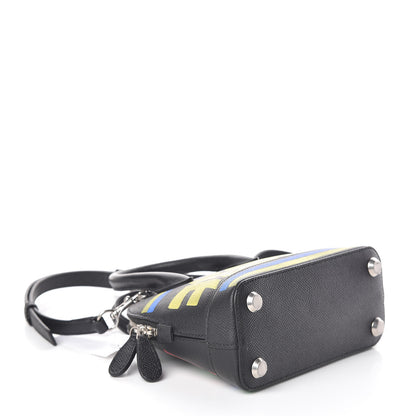 Balenciaga Signature Grained Calfskin Car Tag Print XXS Ville Top Handle Bag Black TBC 4 of 9