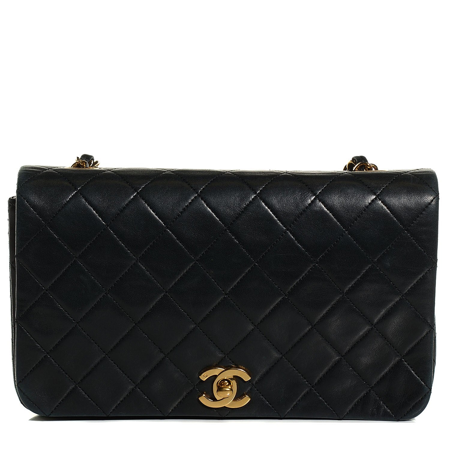 Chanel Lambskin Quilted Small Single Flap 1 of 11