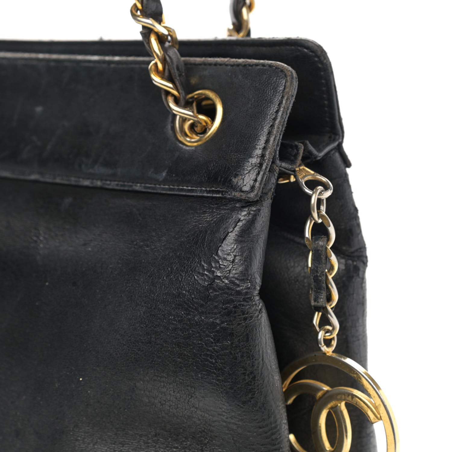 Chanel Lambskin CC Shoulder Bag Black 13 of 15