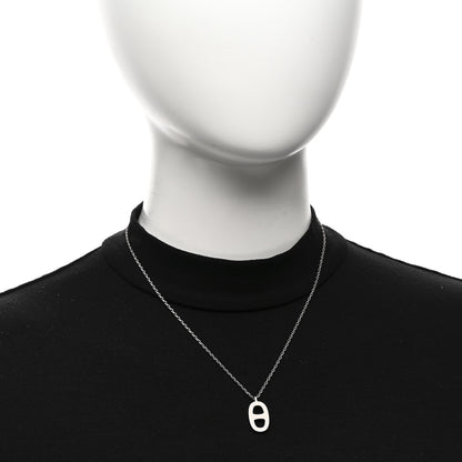Hermes Laquered Iliade Pendant Necklace Pink 2 of 6