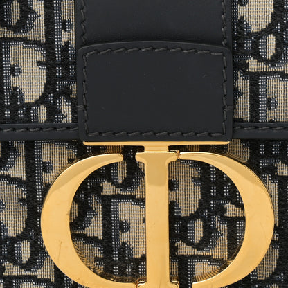 Christian Dior Oblique 30 Montaigne Box Bag Blue 8 of 12