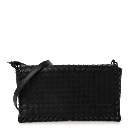 Bottega Veneta Nappa Intrecciato New Olympia Bag Black 1 of 10