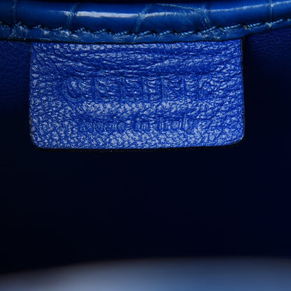 Celine Crocodile Nano Luggage Blue 6 of 8
