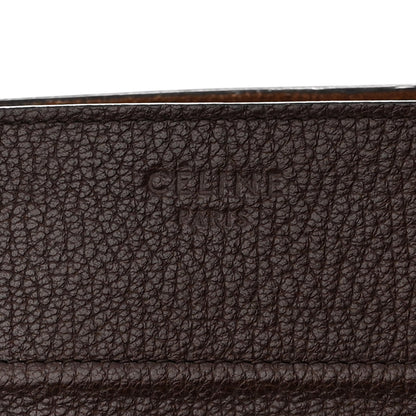 Celine Shiny Grained Calfskin Medium Phantom Luggage Brown 6 of 17