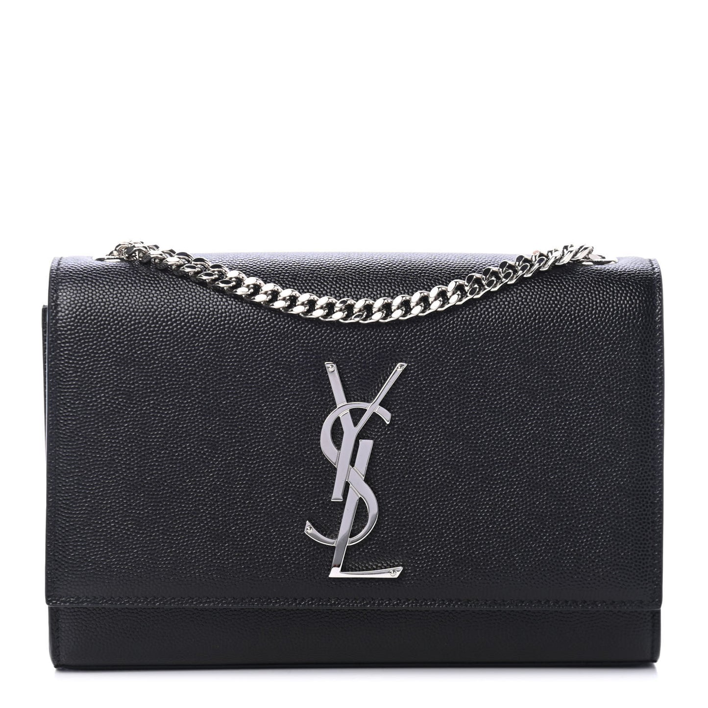 Grain De Poudre Small Monogram Kate Satchel Black