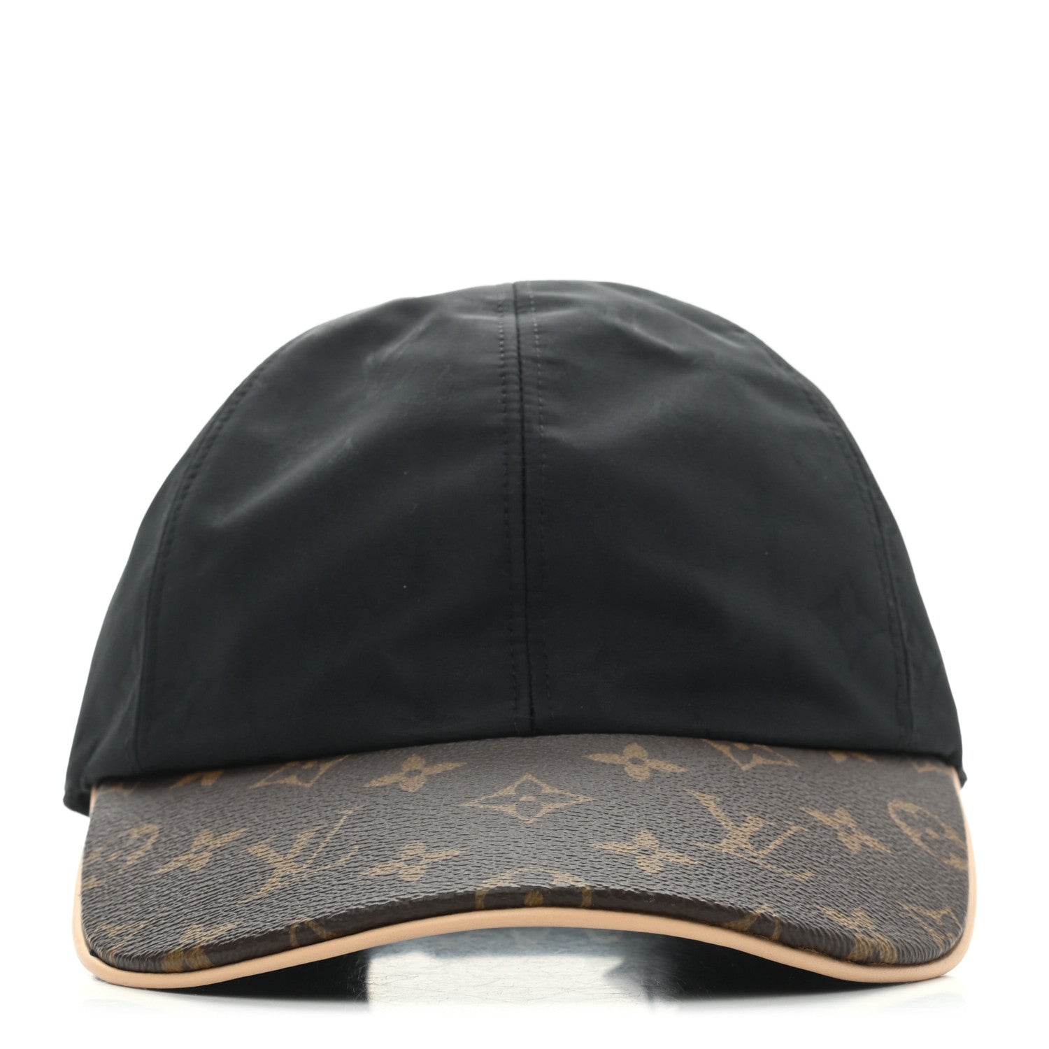 Louis Vuitton Polyester Silk Monogram LV Get Ready Cap M Black 3 of 9