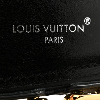 Louis Vuitton Calfskin Sparkle Slingback Pumps 39 Black 6 of 11