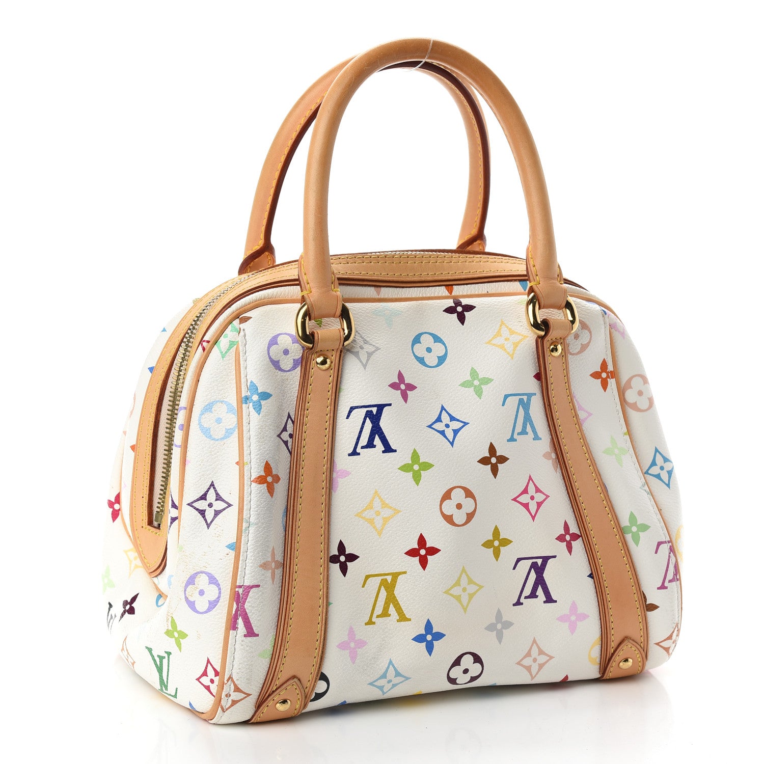 Louis Vuitton Monogram Multicolor Priscilla White 3 of 9