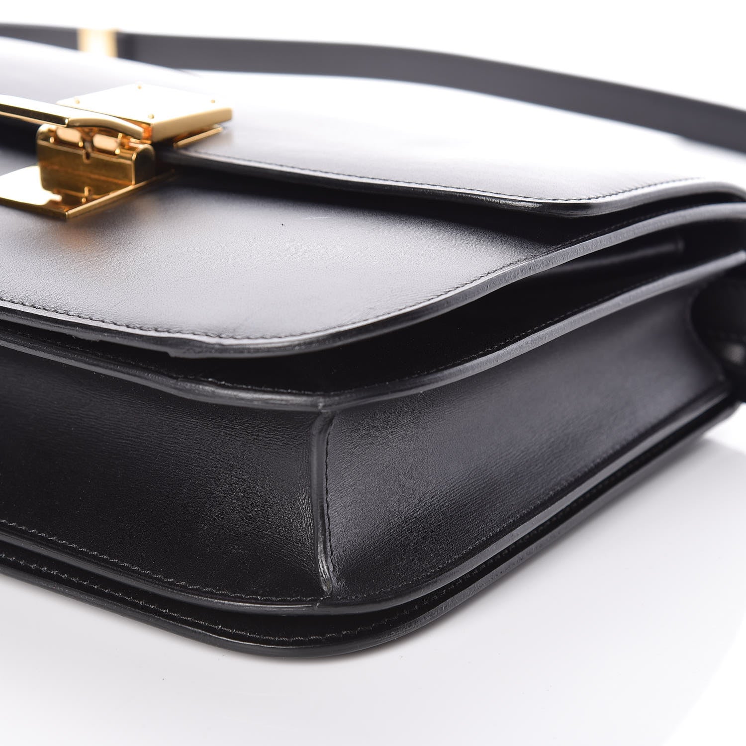 Celine Box Calfskin Medium Classic Box Flap Bag Black 9 of 9
