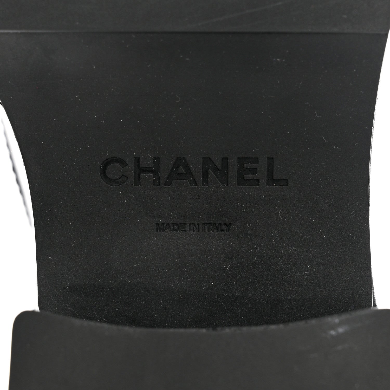 Chanel Calfskin Velvet CC Cap Toe Boots 38 Black 8 of 10