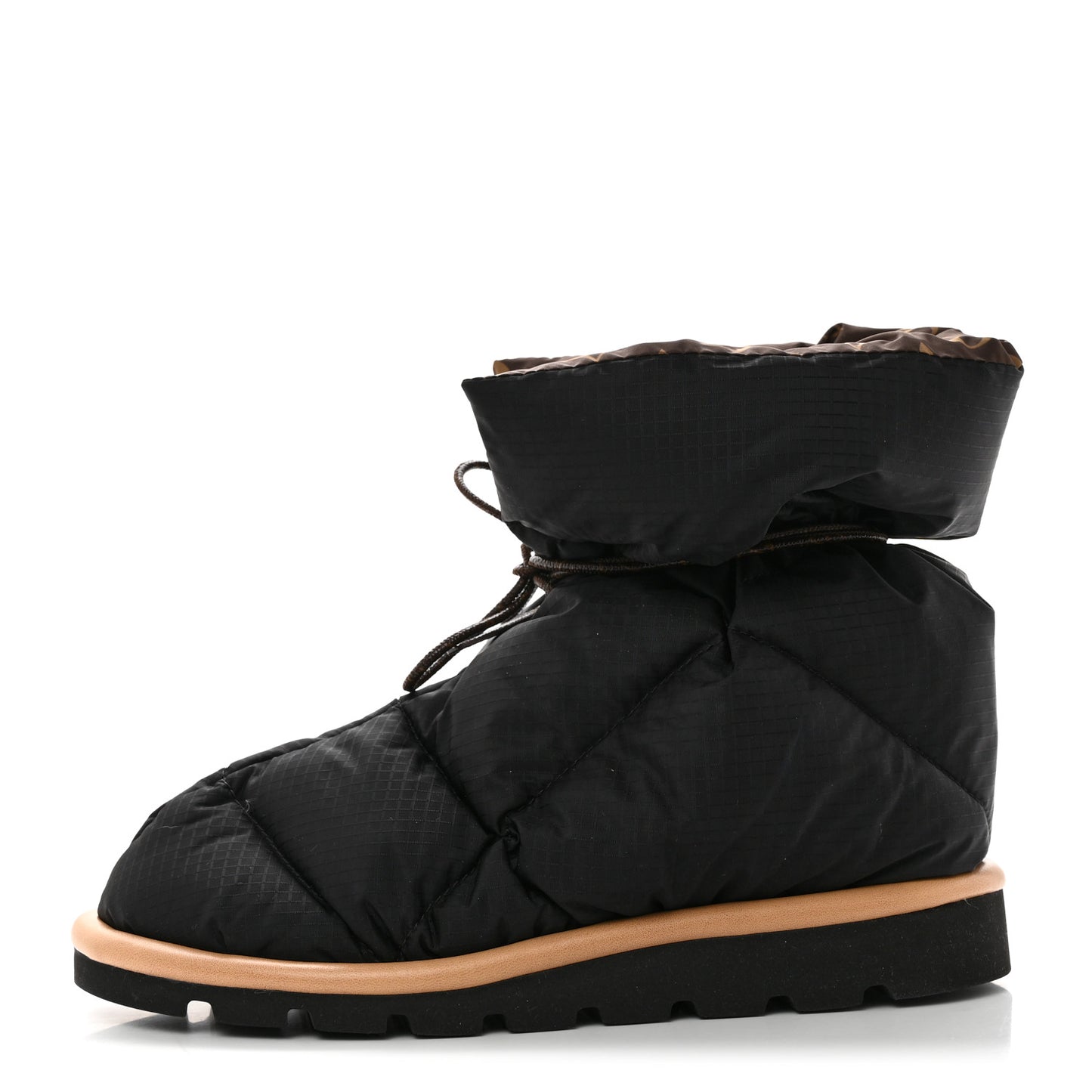 Nylon Monogram Pillow Comfort Ankle Boot 39 Black