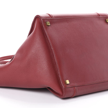 Celine Supple Calfskin Medium Phantom Luggage Red 8 of 9
