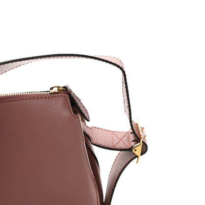 Burberry Soft Grain Calfskin House Check Small Helmsley Crossbody Dusty Pink 14 of 17