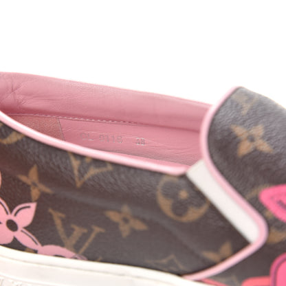 Louis Vuitton Monogram Bay Slip On Harbor Sneakers 38 Rose Ballerine Poppy 8 of 9