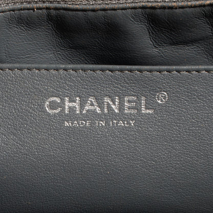 Chanel Patent Quilted Jumbo Single Flap Grey 7 of 9