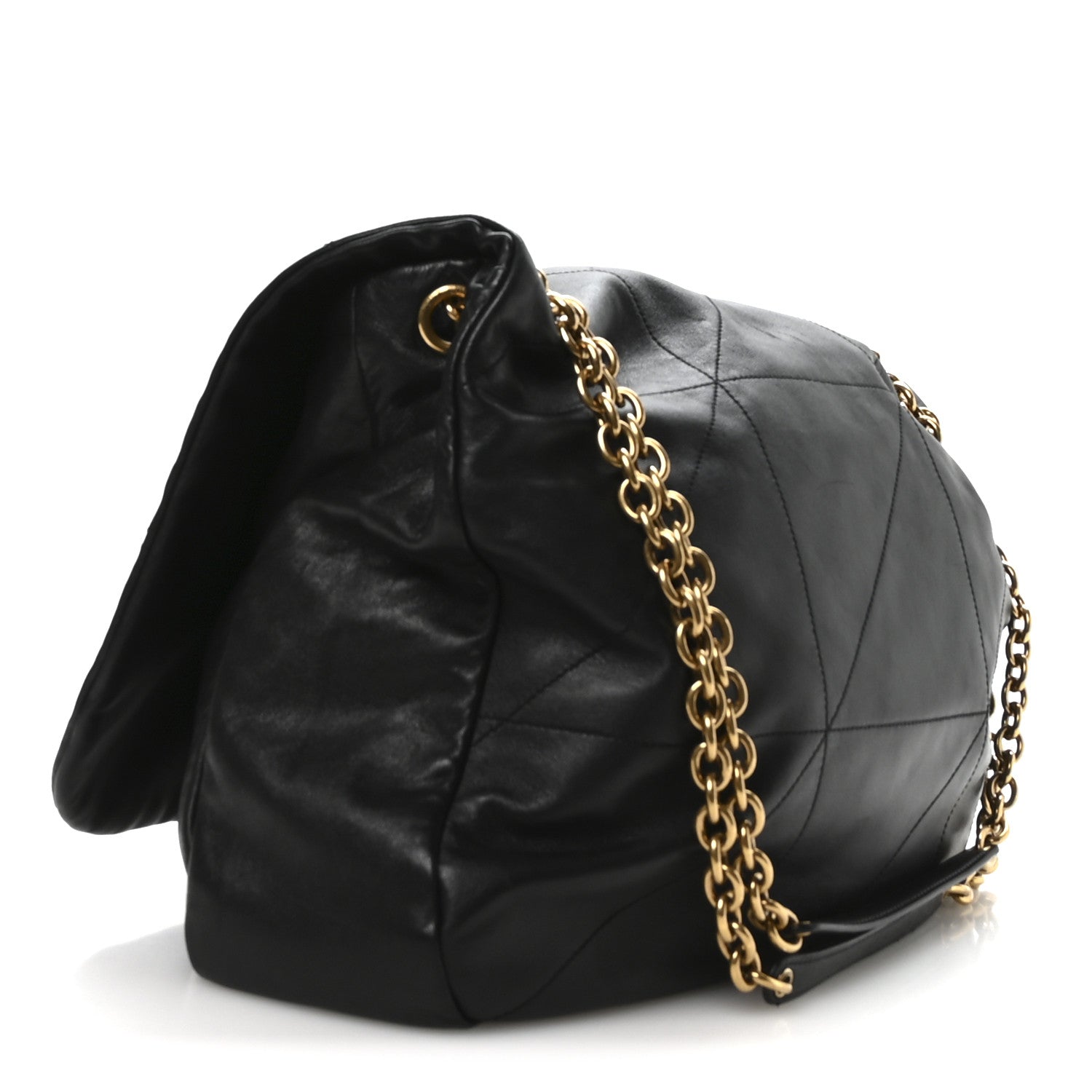 Saint Laurent Lambskin Matelasse Monogram Large Jamie 4.3 Black 3 of 10