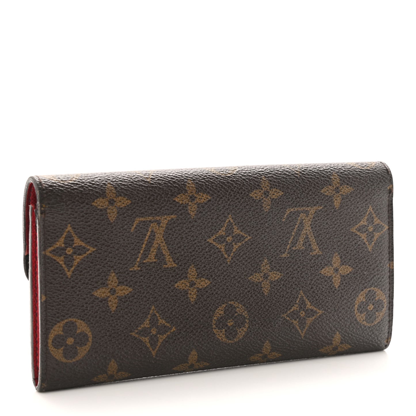 Monogram Emilie Wallet Red