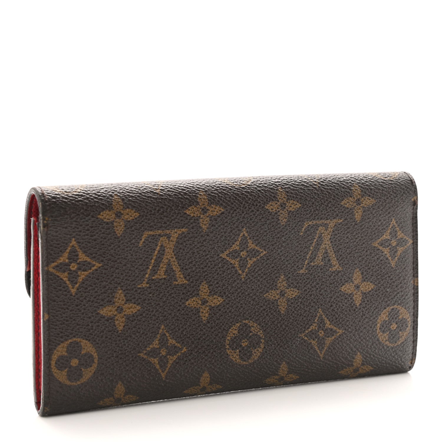 Louis Vuitton Monogram Emilie Wallet Red 2 of 10