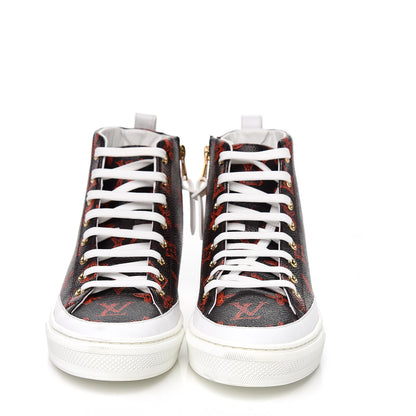 Louis Vuitton Catogram Stellar Sneaker Boots 36.5 Marron 2 of 10