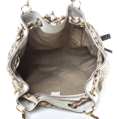 Gucci Monogram Large Positano Tote Off White 5 of 21