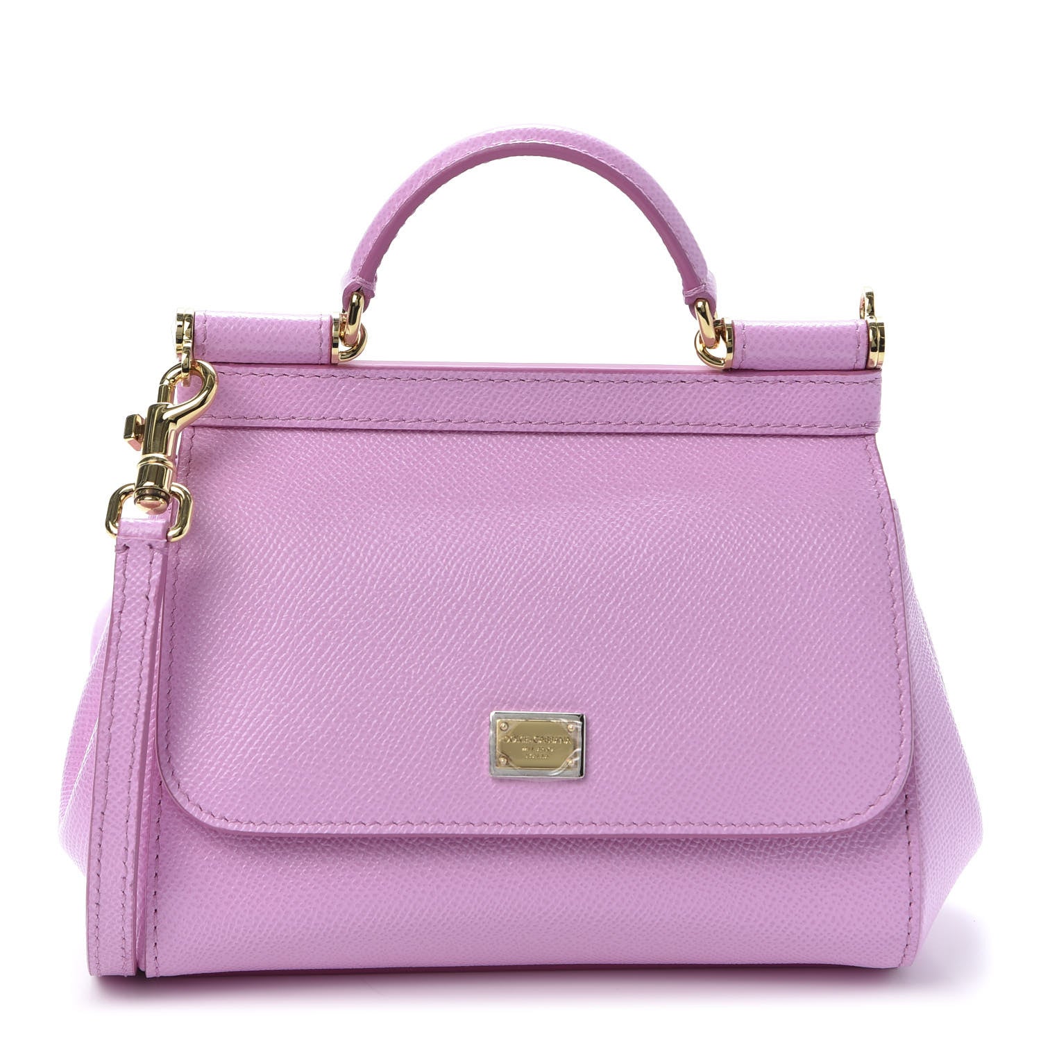 Dolce & Gabbana Dauphine Mini Miss Sicily Satchel Rosa Chiaro 1 of 9