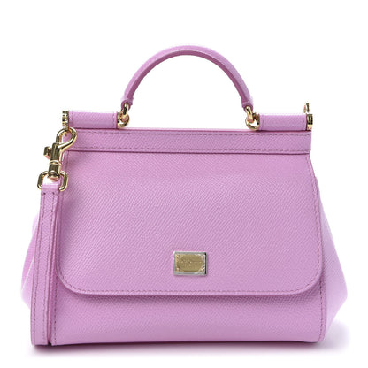 Dolce & Gabbana Dauphine Mini Miss Sicily Satchel Rosa Chiaro 1 of 9