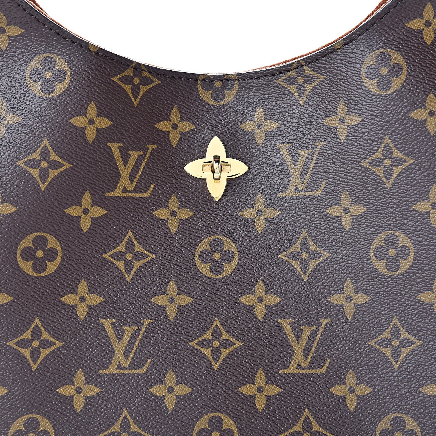 Louis Vuitton Monogram Flower Hobo Caramel 9 of 11