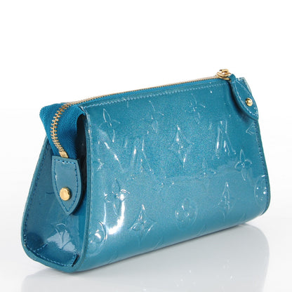 Louis Vuitton Vernis Trousse Cosmetic Pouch Blue Galactic 3 of 7