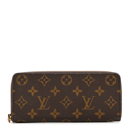 Louis Vuitton Monogram Clemence Wallet Fuchsia 1 of 7