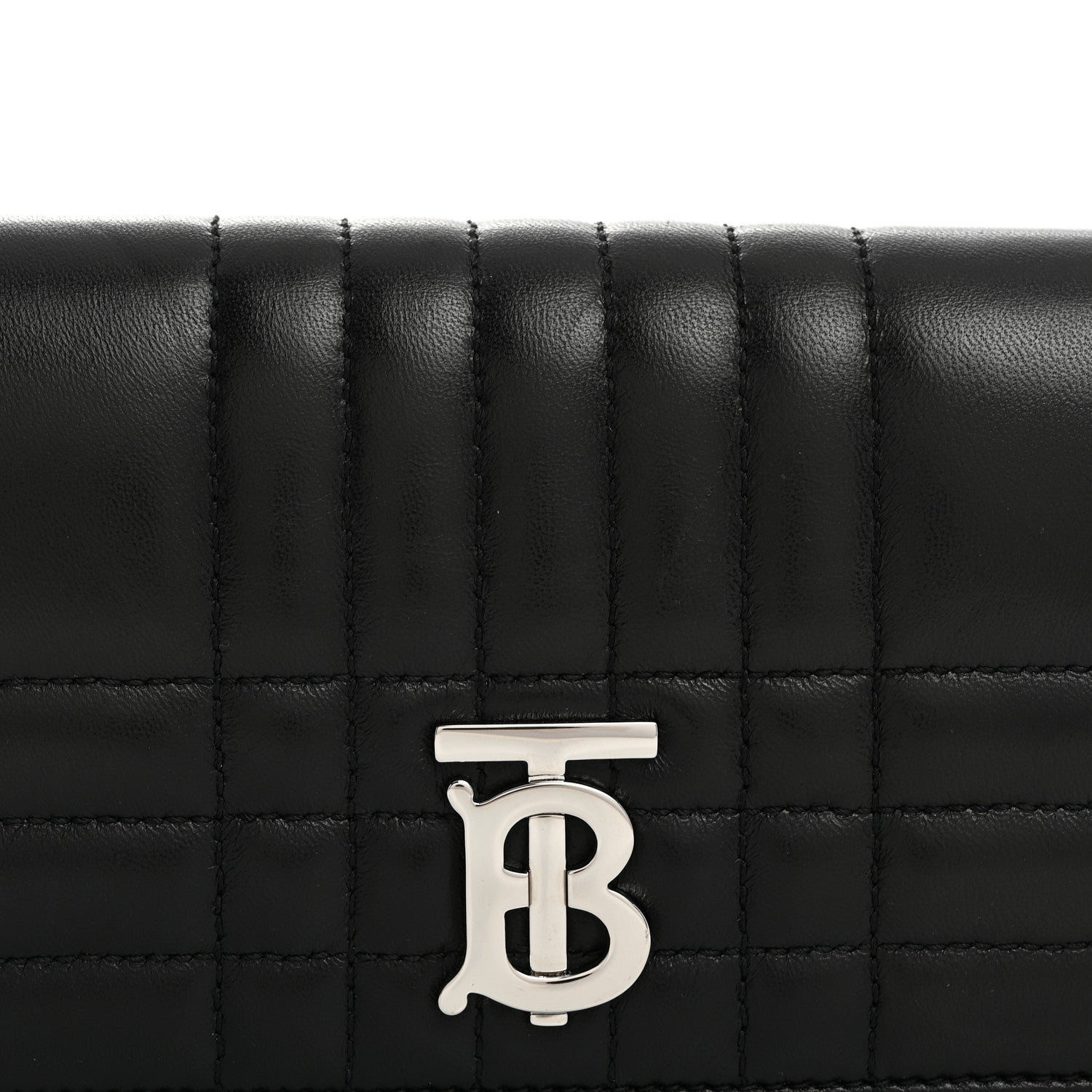 Burberry Lambskin Quilted Lola Chain Wallet Black 8 of 10