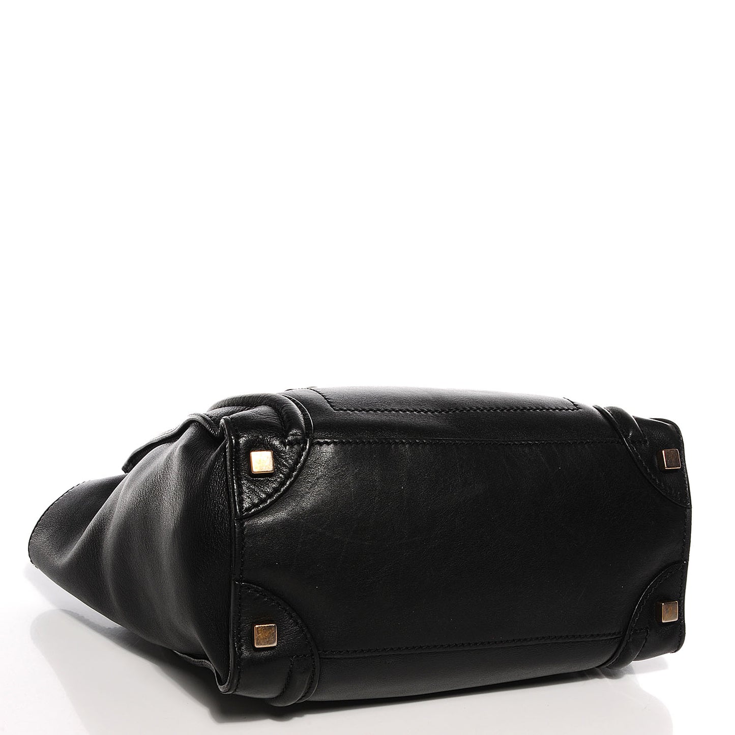 Smooth Calfskin Micro Luggage Black