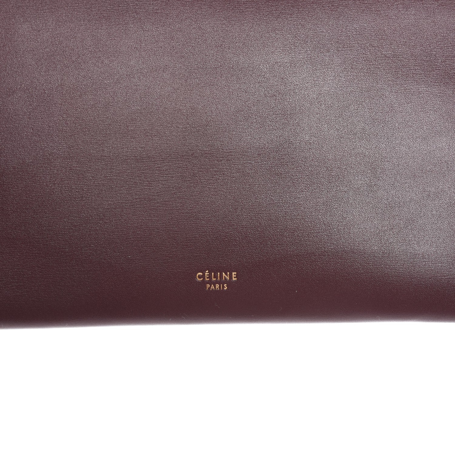 Celine Palmelato Calfskin Coin Clutch Burgundy 7 of 8