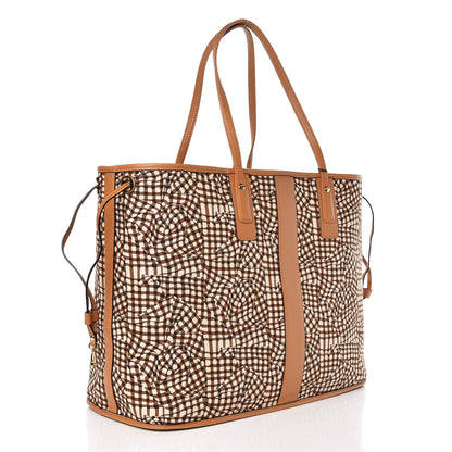 MCM Visetos Large Liz Reversible Shopper Tote Cognac 7 of 12