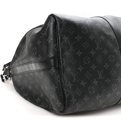 Louis Vuitton Monogram Eclipse Keepall Bandouliere 55 7 of 9