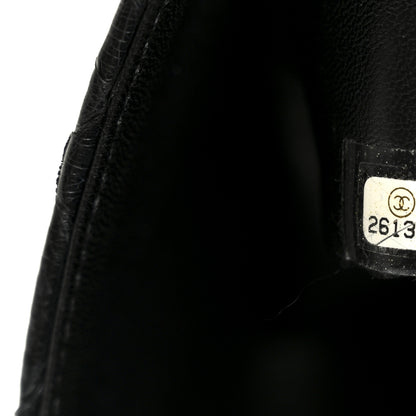 Chanel Snakeskin Large CC Chic Flap Black 7 of 11