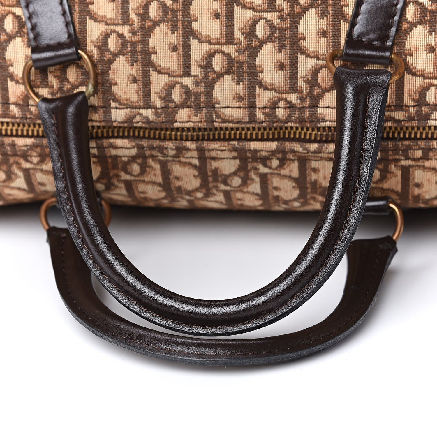 Christian Dior Monogram Duffle Brown 10 of 12