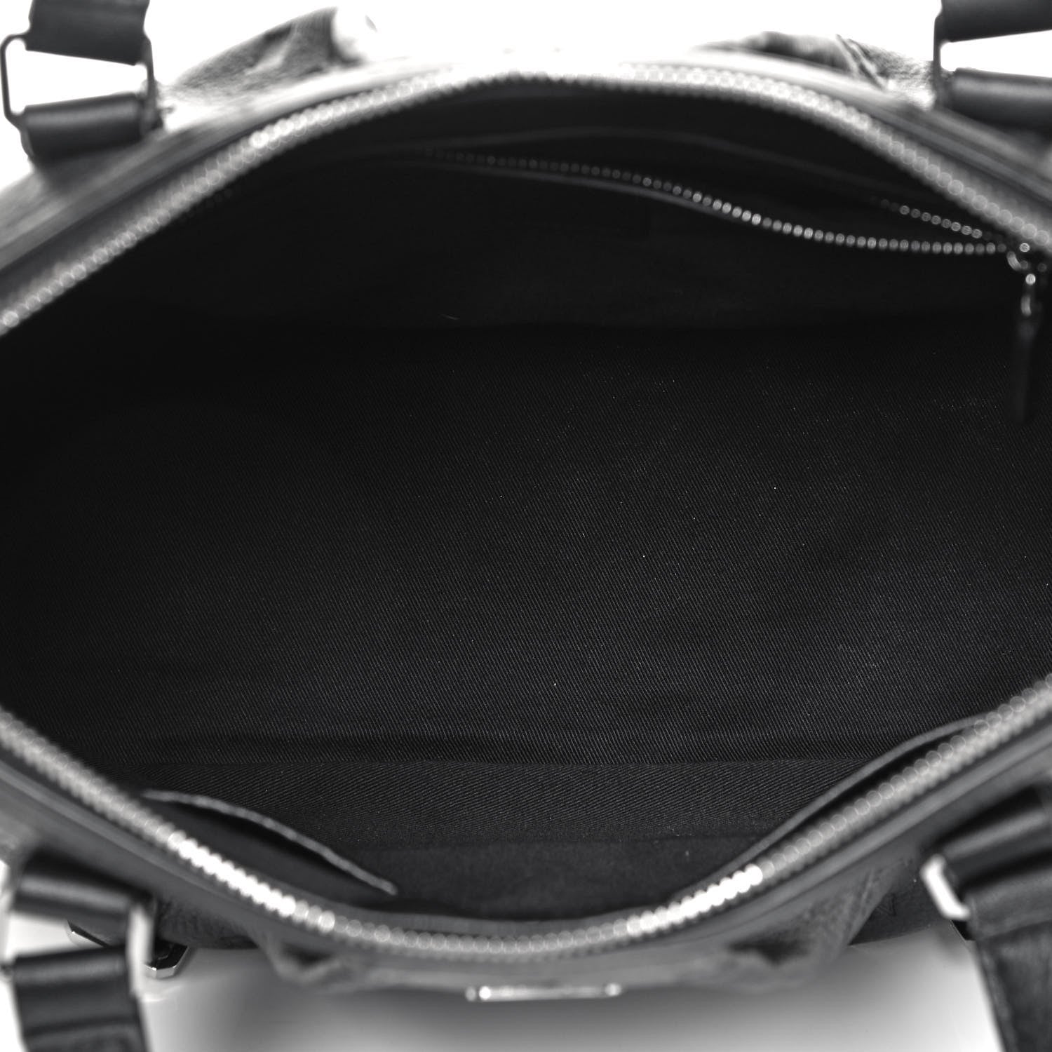 MCM Calfskin Ottomar Monogram Tote Black 7 of 9