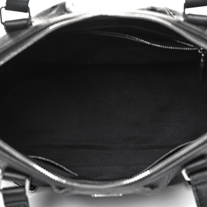 MCM Calfskin Ottomar Monogram Tote Black 7 of 9